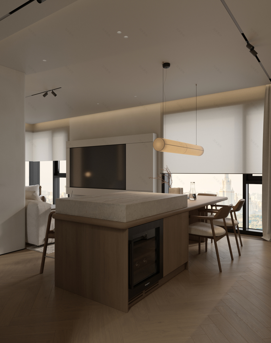 小区:大都会(注:ЖК常见指жилой комплекс即住宅小区,Метрополия音译大都会,这也是较为常见的意译) 丨俄罗斯莫斯科丨Ananev Architects-25