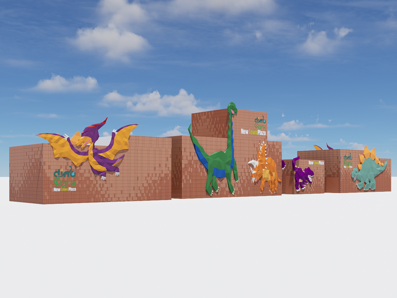 New Town Plaza architecture Roof Design-77