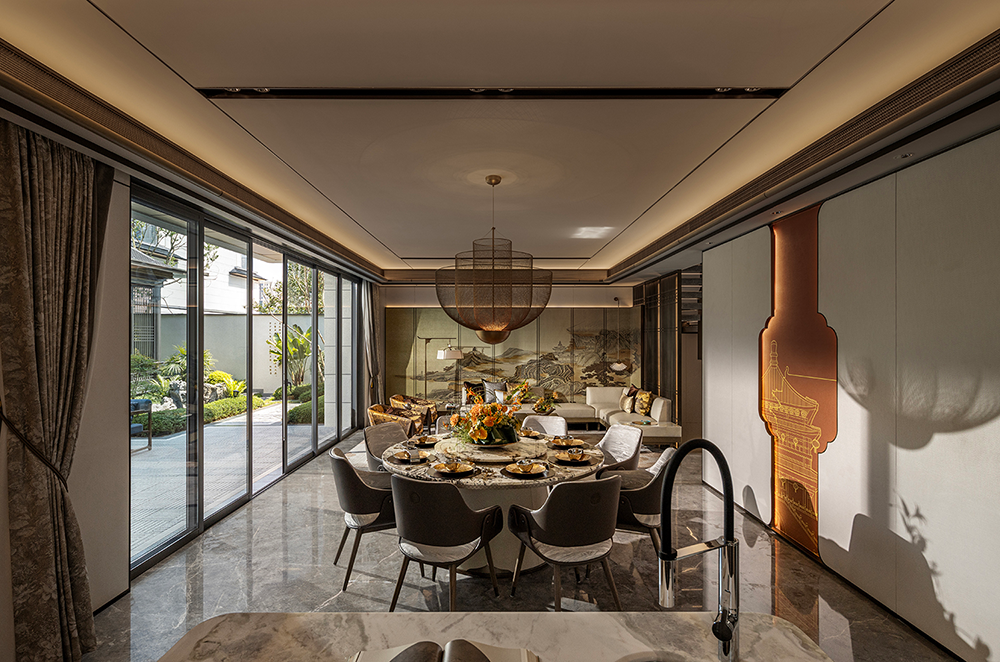 重庆电建西永泷悦长安合院别墅豪宅丨中国重庆丨深圳市盘石室内设计有限公司-13