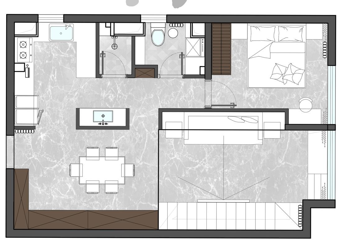 简约舒适二胎之家-67