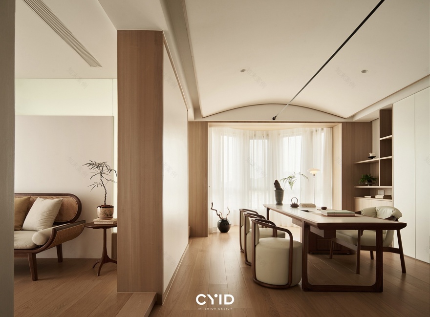 木色悦己,静若安澜,满载书香气丨中国杭州丨辰佑设计-5