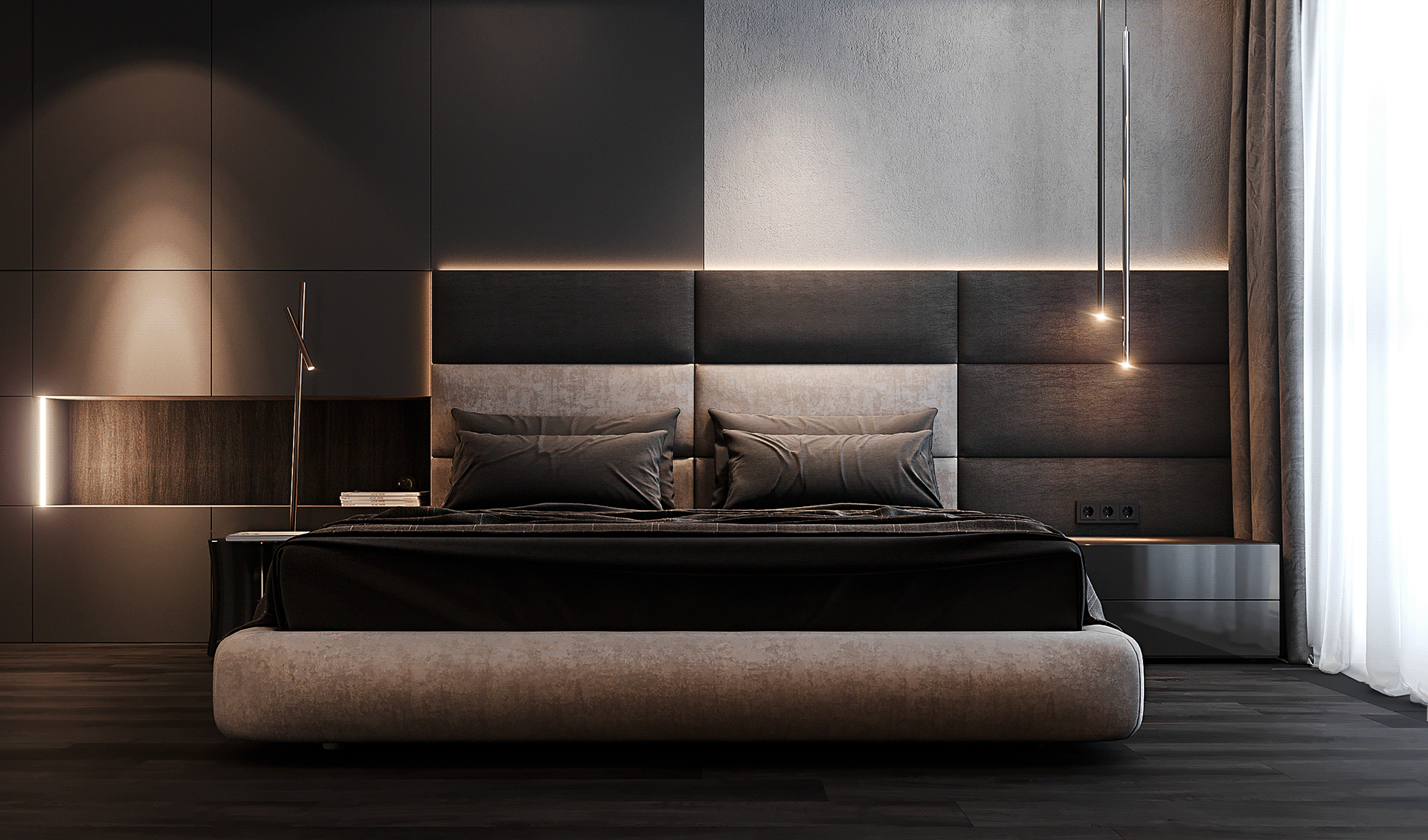 120平，现代简约 乌克兰公寓设计-17