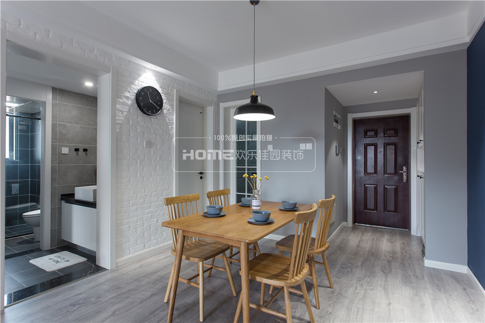 北欧风情的神秘孔雀蓝 | 成都时光俊园 2 室 2 厅 1 卫 1 厨案例解析-49