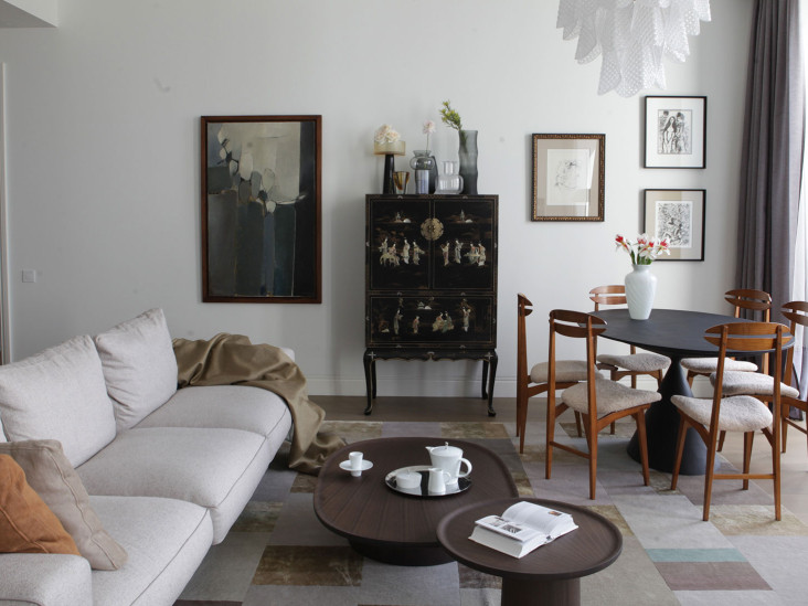 Дизайн двухэтажной квартиры 90 кв. метров-17