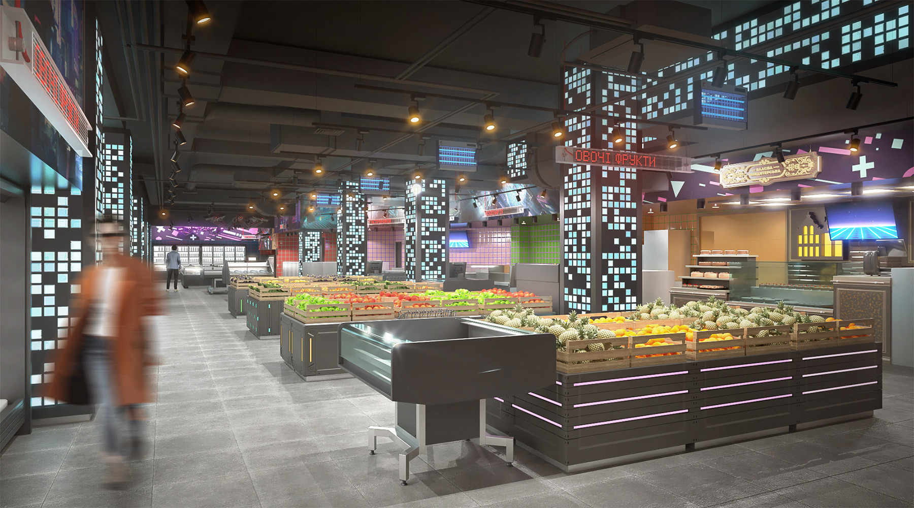 超市希尔波·赛博朋克丨O.S.A.-21