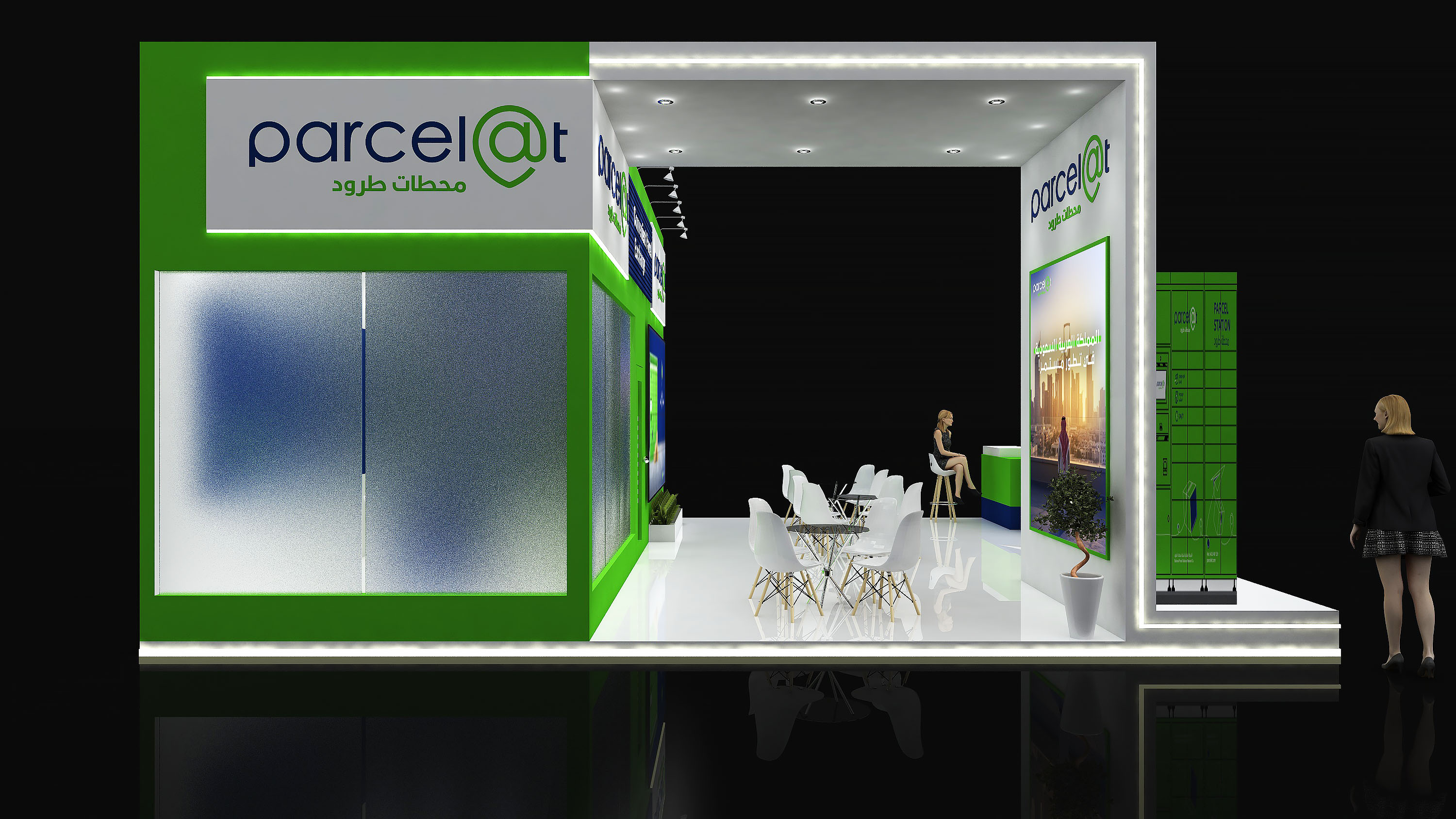 PARCELAT STALL DESIGN IN ABHU DABI-2