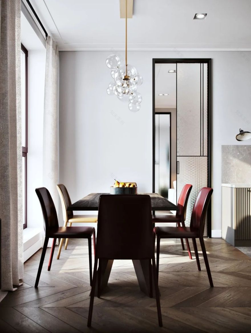 中性灰色英伦风,双胞胎家庭住宅设计-43