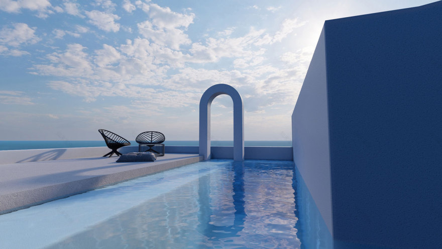 Arched residencies in Santorini island | iraisynn attinom-30