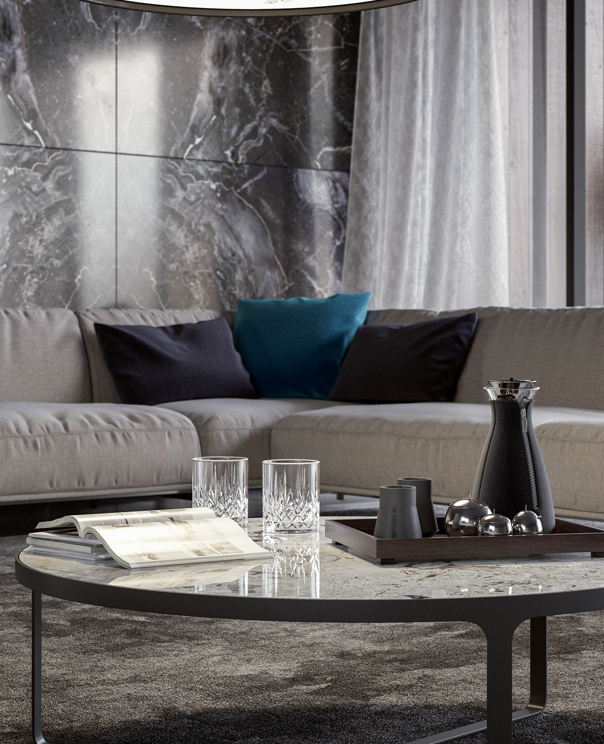 Corona Render, CGI Interior test scenes-4