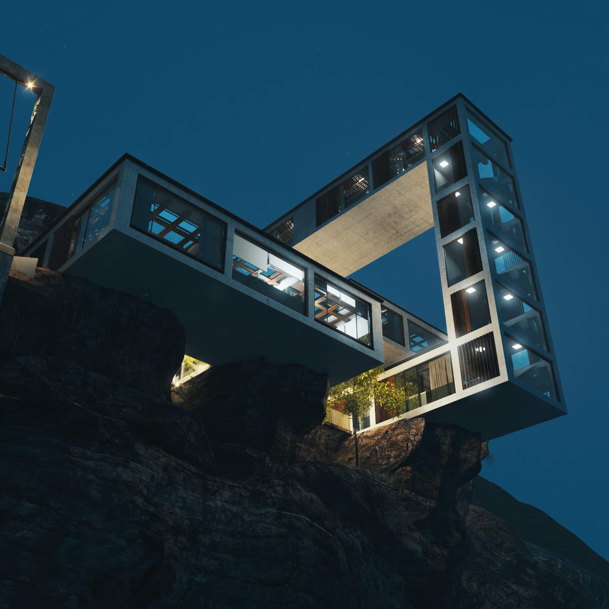 Mountain House in British Columbia, Canada designed by Milad Eshtiyaghi Milad Eshtiyaghi-5