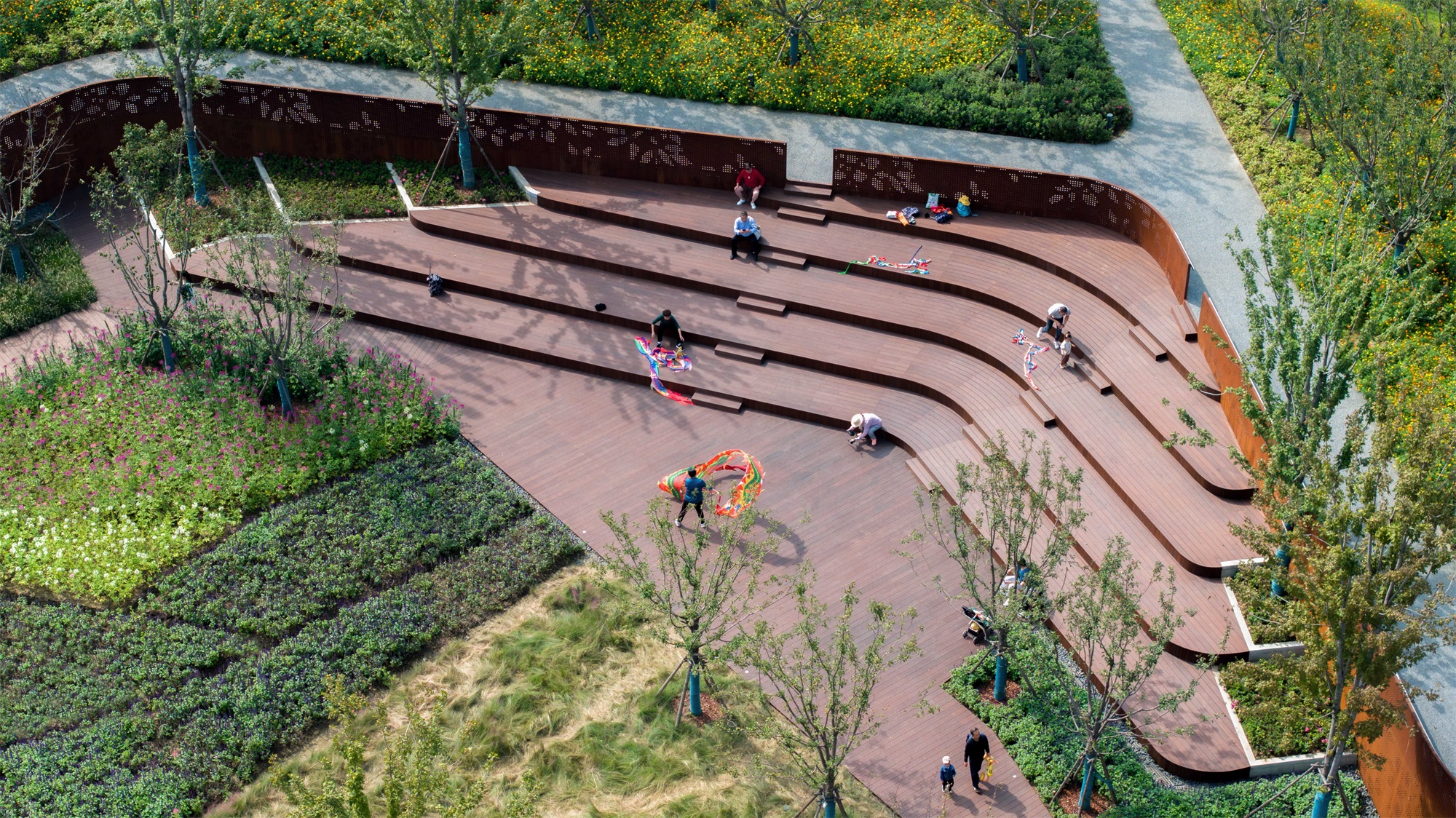 第十四届中国（合肥）国际园林博览会项目百花园设计丨中国合肥丨北京多义景观规划设计事务所,北京林业大学园林学院-35