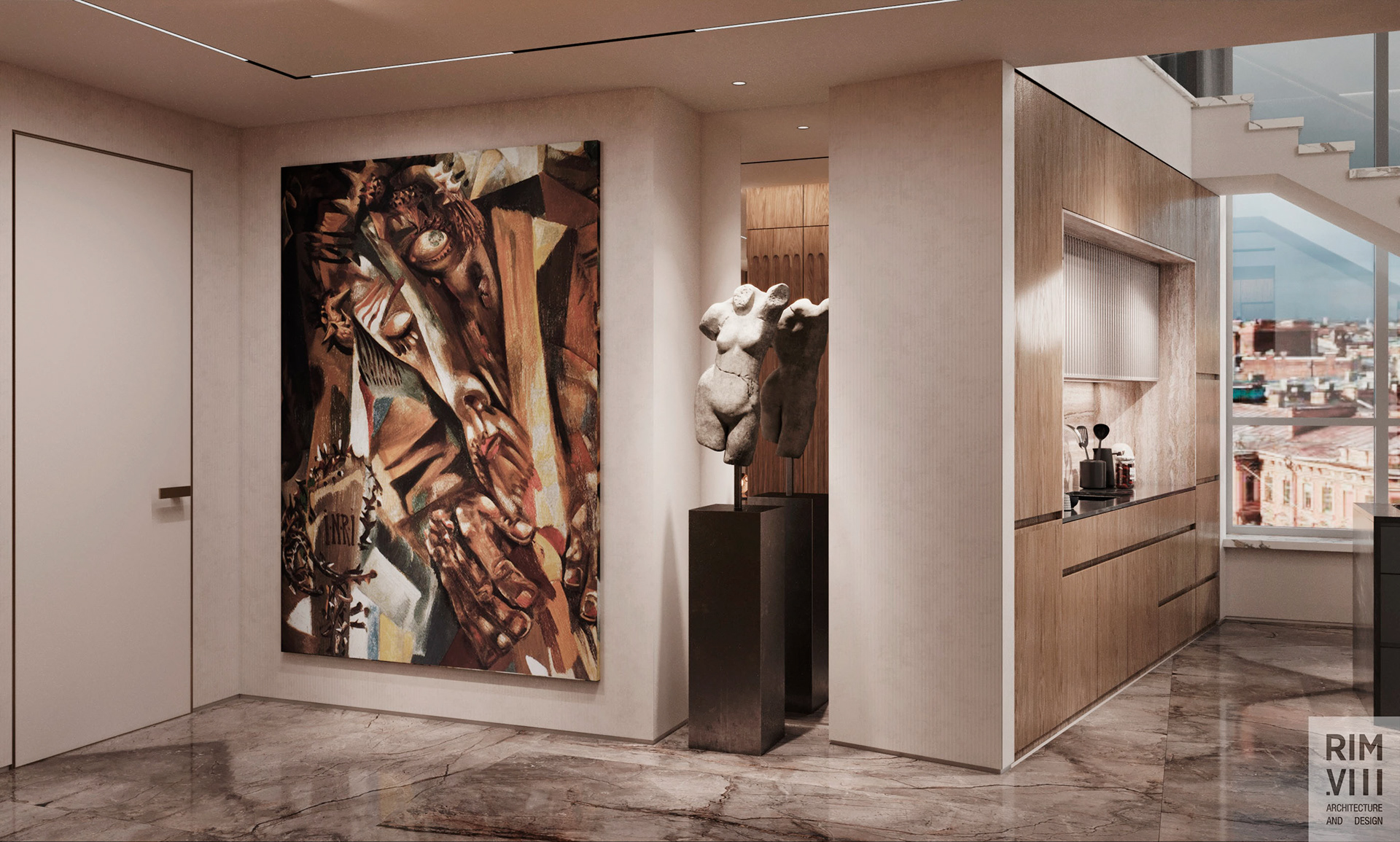 “新奢华”两层公寓设计丨RIM.VIII 建筑工作室-9