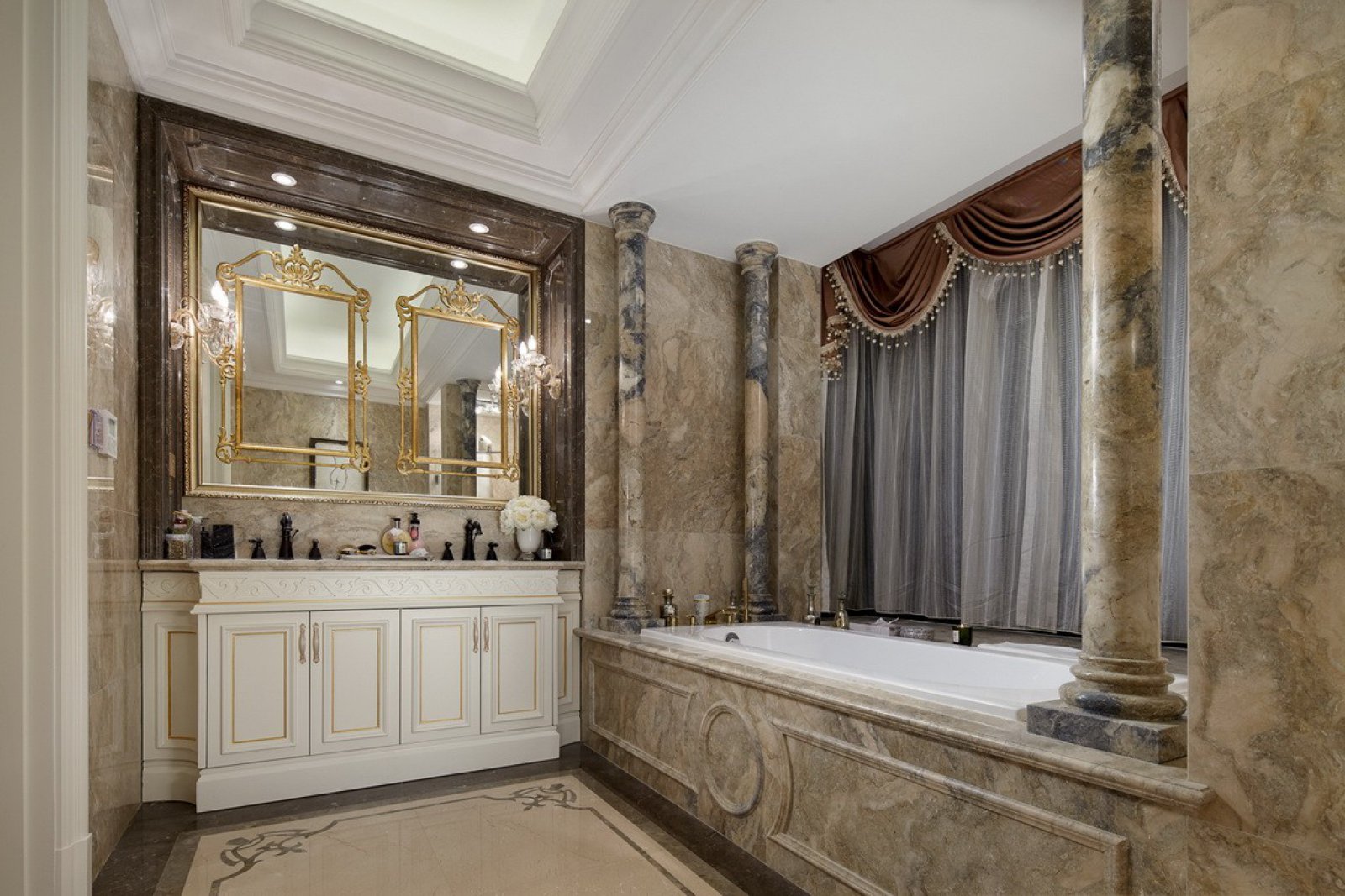 古典与现代融合的洛可可宅  Pin Design致品空间-22