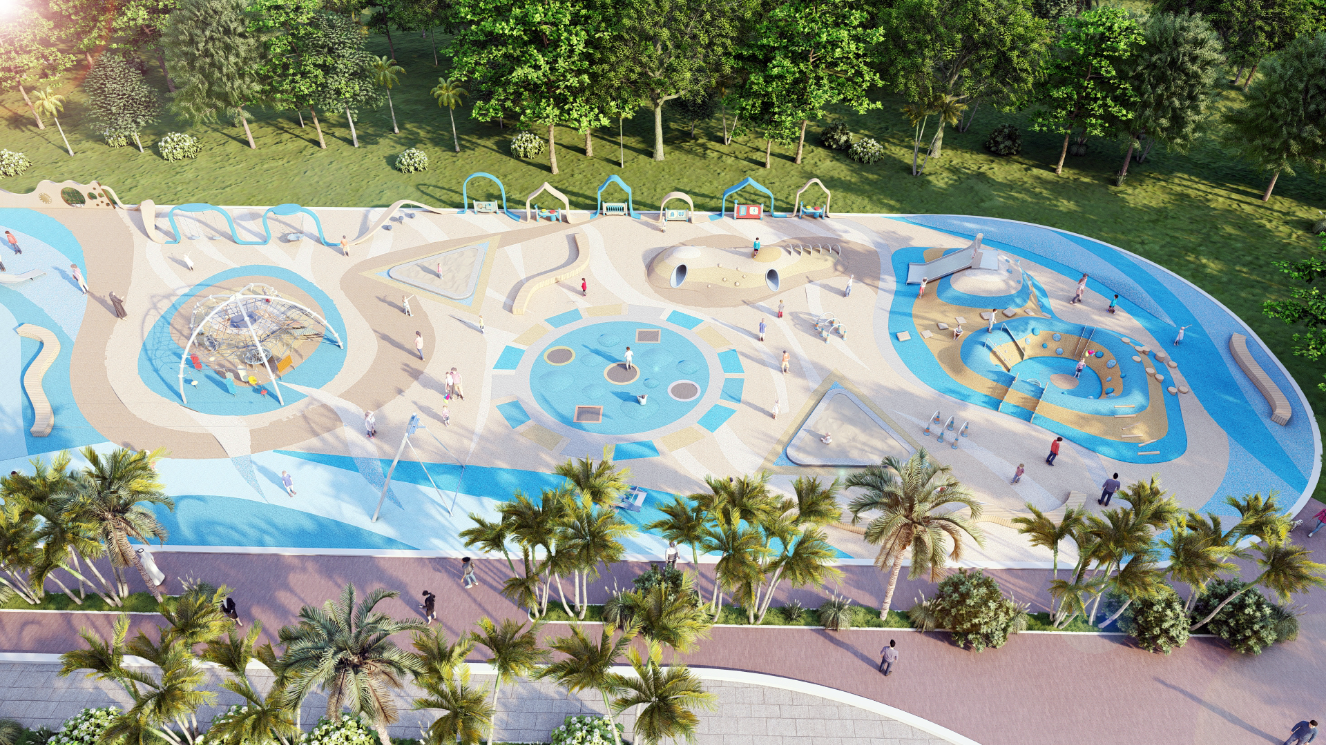 Liner Park Kuwait Architecture playground-7