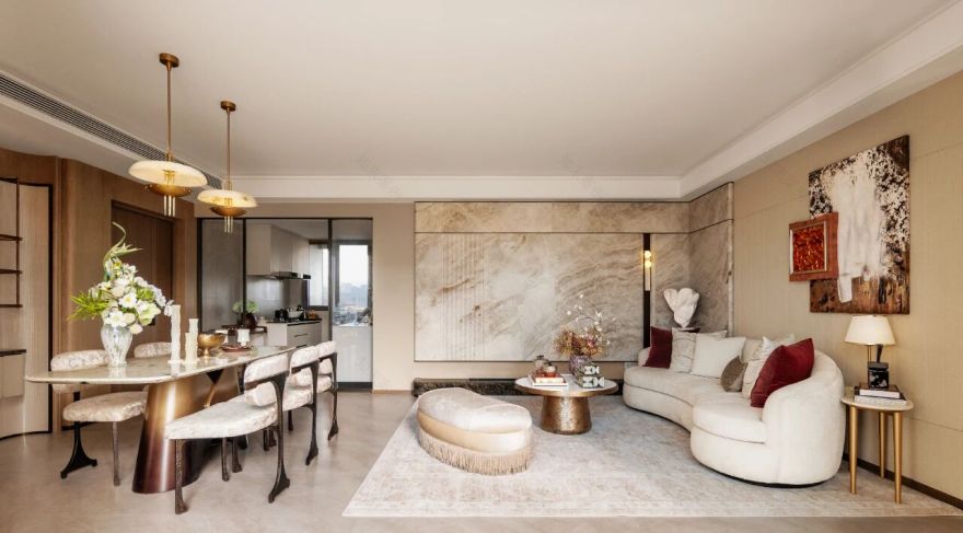 绿城·春风晴翠丨中国重庆丨重庆米修室内设计有限公司,深圳市蜜尔室内艺术设计有限公司-28