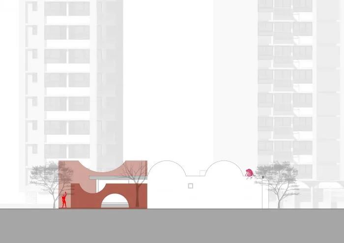 印度多层空间绿色办公室-51