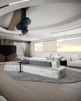 游艇沙龙丨埃及丨Amina El kholy,Ahmed Saleh Designs