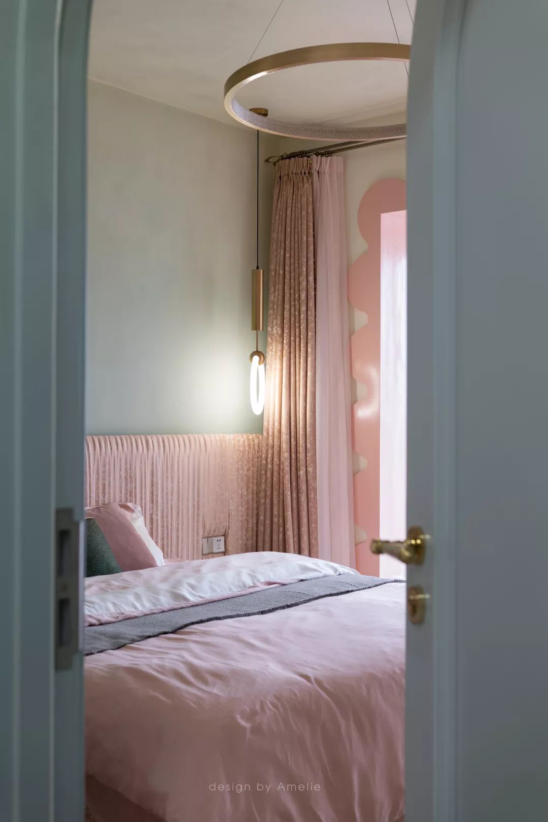 88㎡武汉住宅 | 红配绿温暖空间,以人为本的设计理念-56