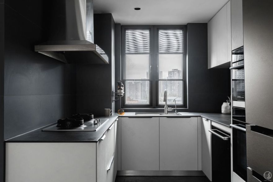 空间魔力 Esp | 四房变两房,现代摩登生活艺术-57