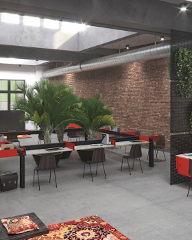 Comercial interior 3d visualization