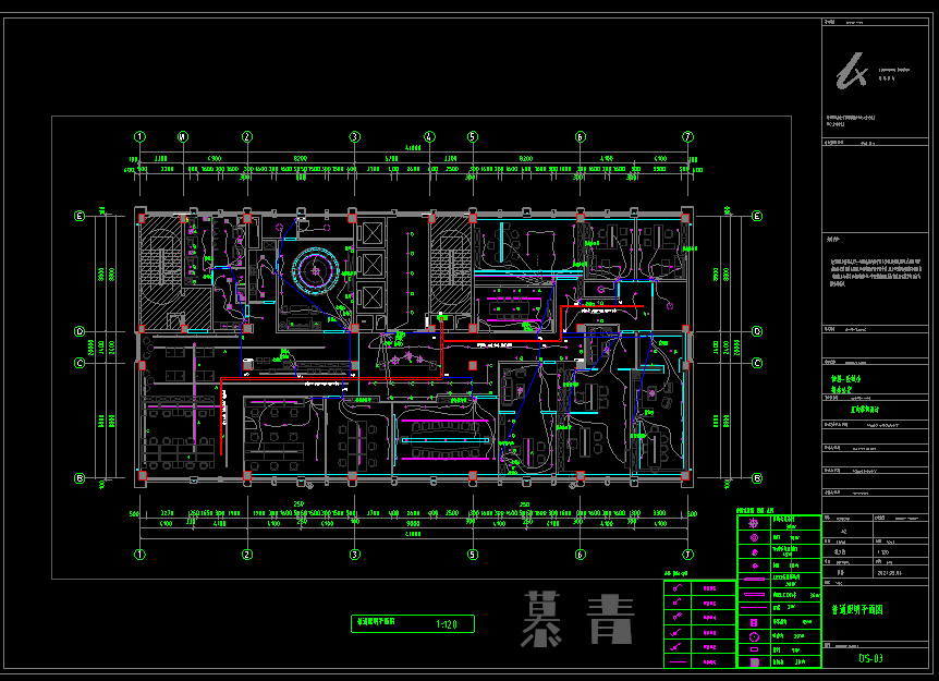 仙居医械小镇办公室-电气排水图-3