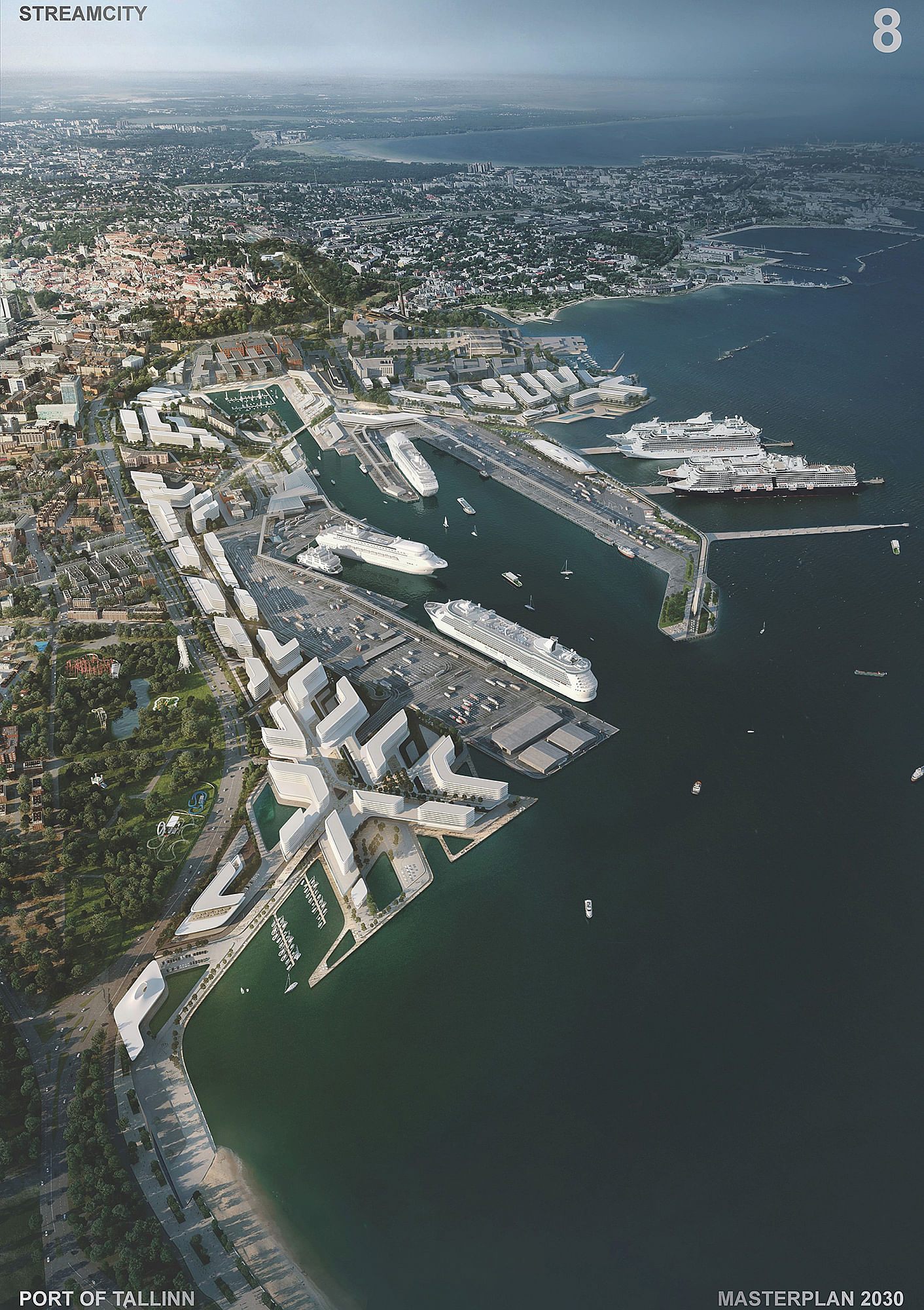 塔林老城港口2030重建总体规划丨爱沙尼亚丨扎哈·哈迪德建筑事务所（Zaha Hadid Architects）-18