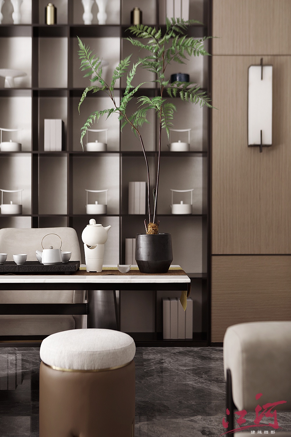 璟悦公馆新中式别墅 | 江河摄影-15