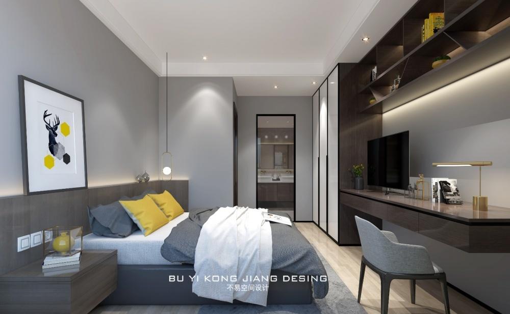 现代灰色调居家空间设计-8