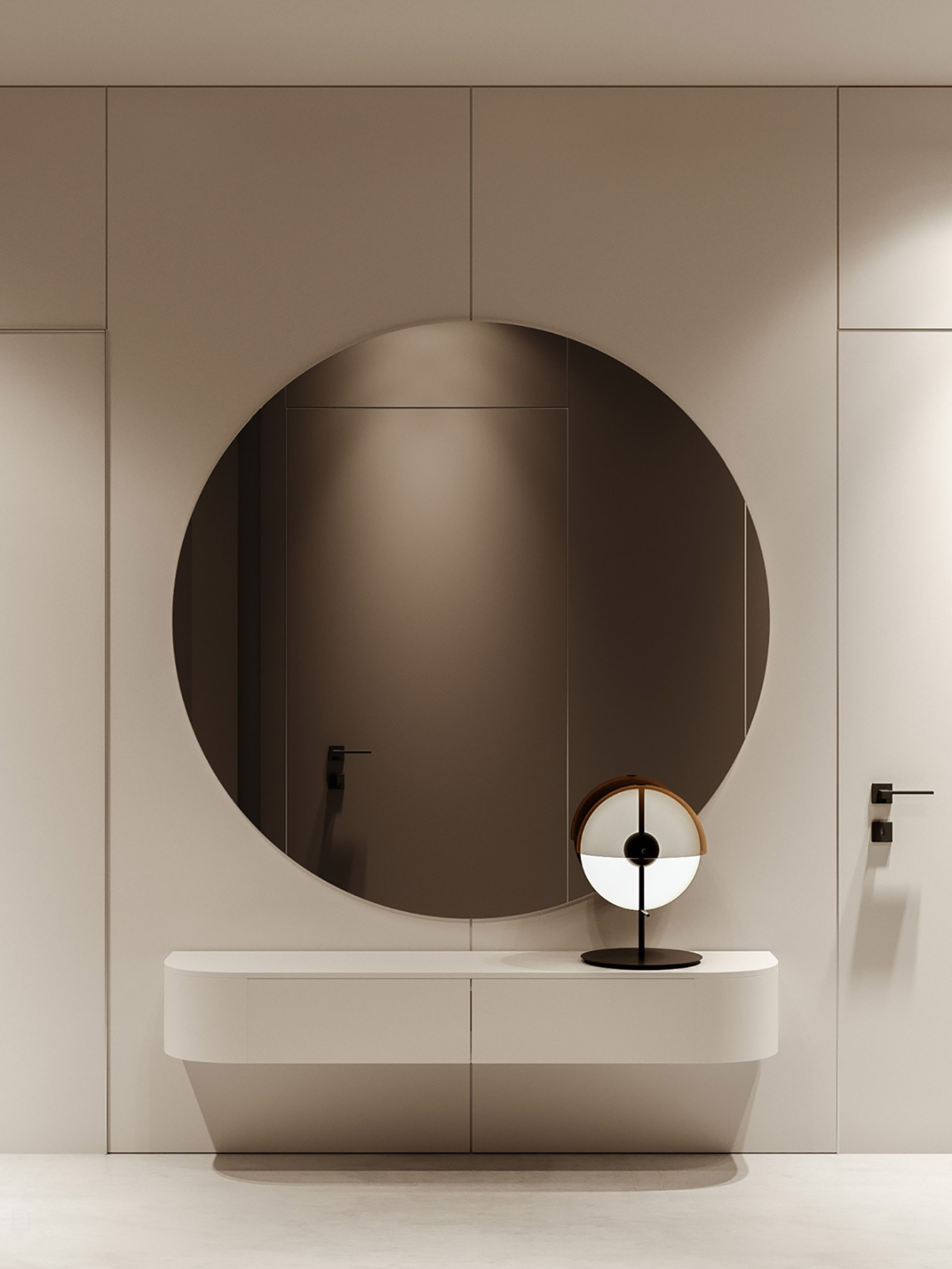 现代简约玄关设计-30