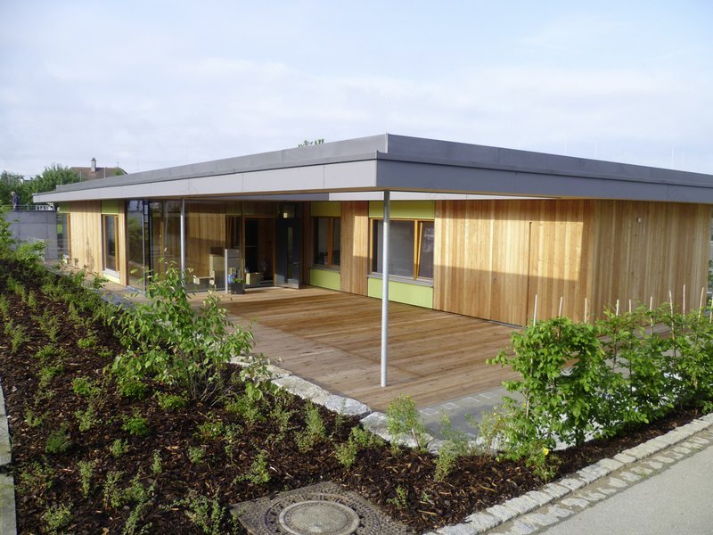 模块化建造的希肯豪森和米特尔施塔特幼儿园丨德国-26