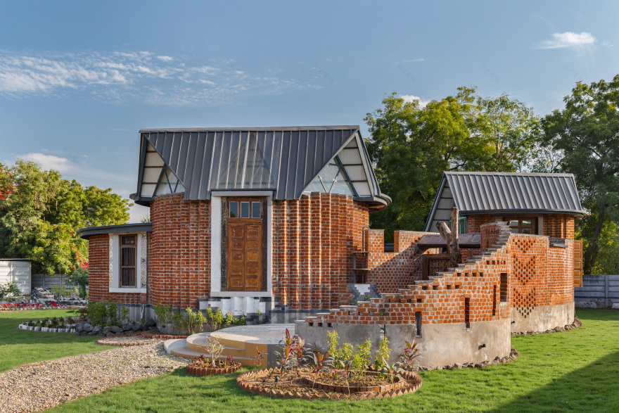 自给自足的农舍丨印度丨Manoj Patel Design Studio-29