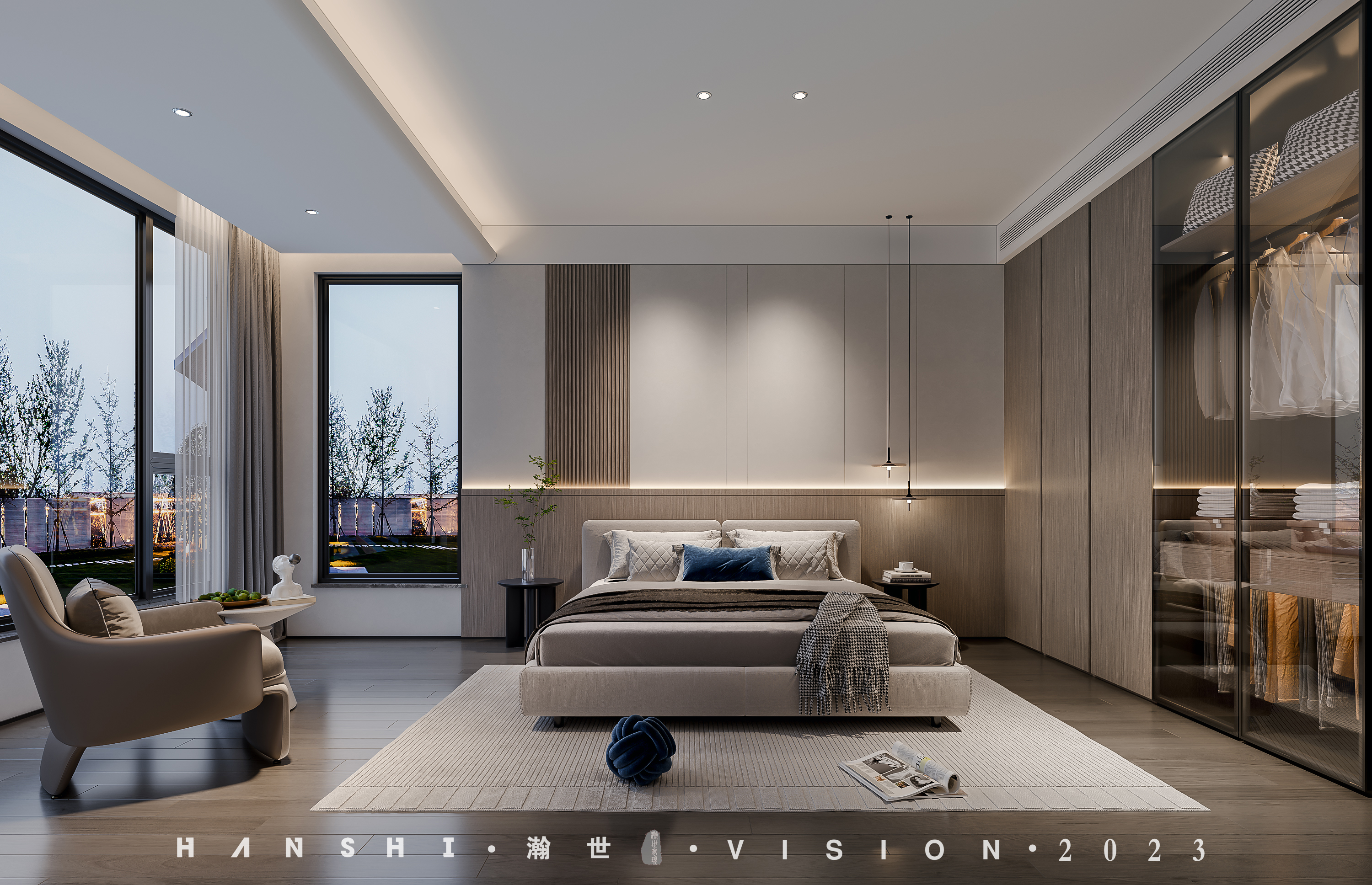 现代别墅-瀚世表现-13