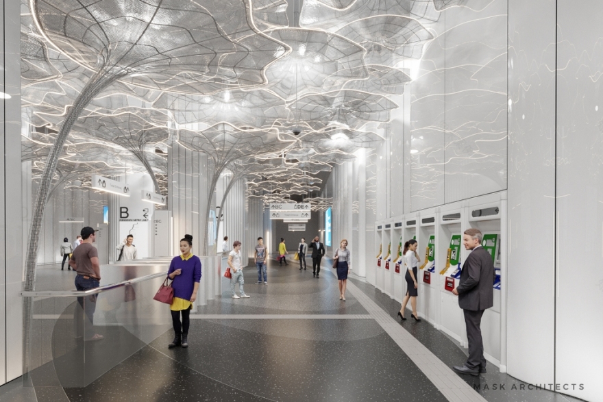 郑州地铁7号线站点概念性室内设计丨中国郑州-24