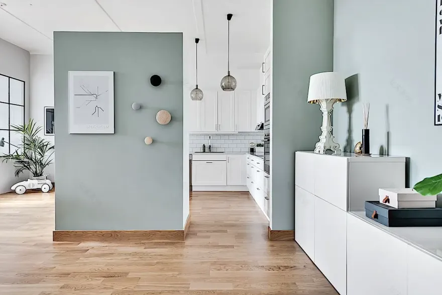 瑞典公寓巧变三居室-8