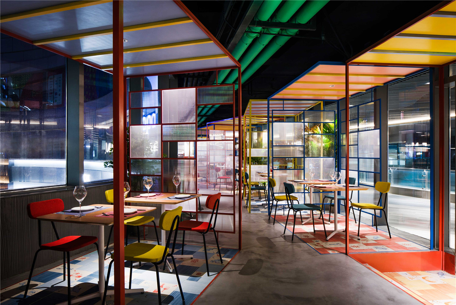 上海北外滩的“多彩切片” | Tapa Tapa 西班牙餐厅室内设计-3