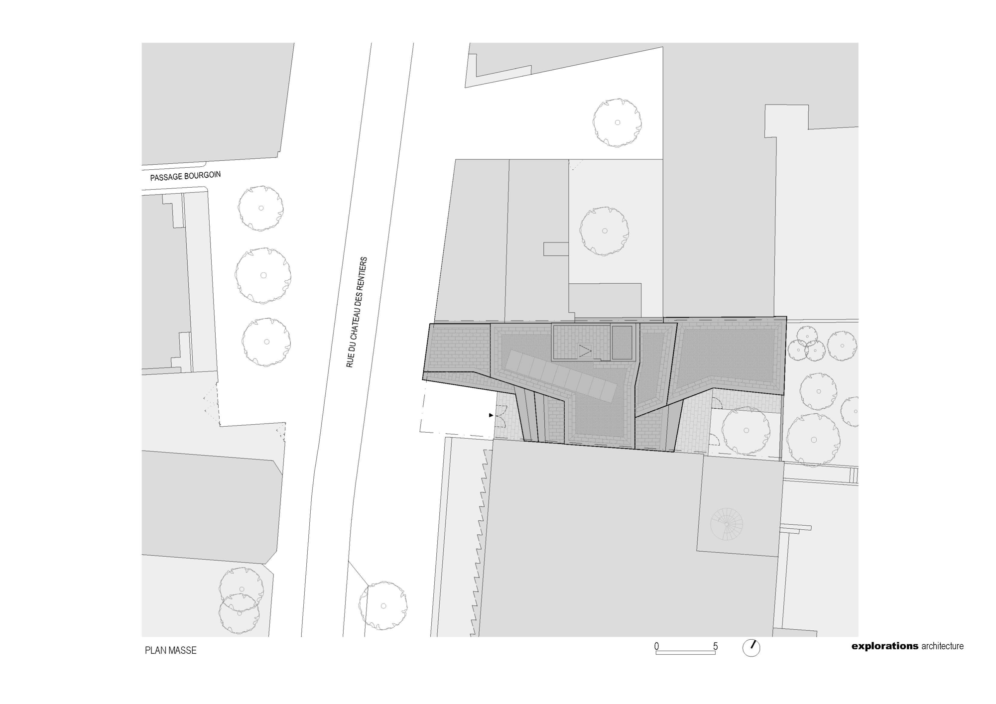 巴黎 Rue Du Chateau 公寓楼丨Explorations Architecture-35