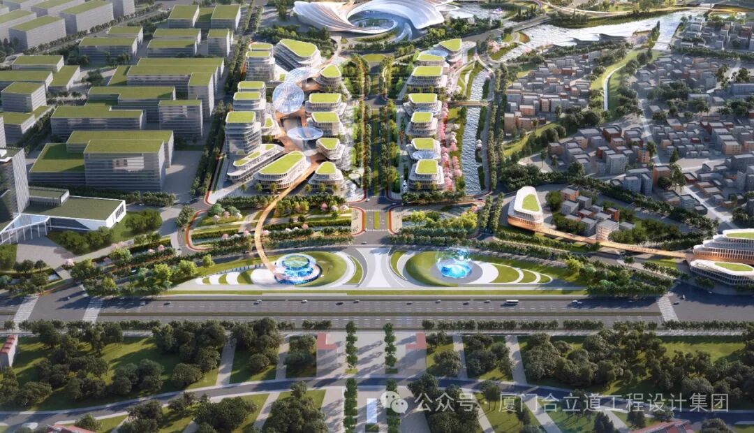 中标喜讯丨“翔启星云智城无界”翔安南部片区启动区科技大道景观及建筑概念设计-27