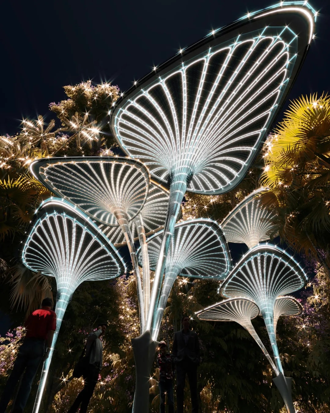 【案例分享】绿洲 +系统，人造模块化棕榈呼吸结构系统-4