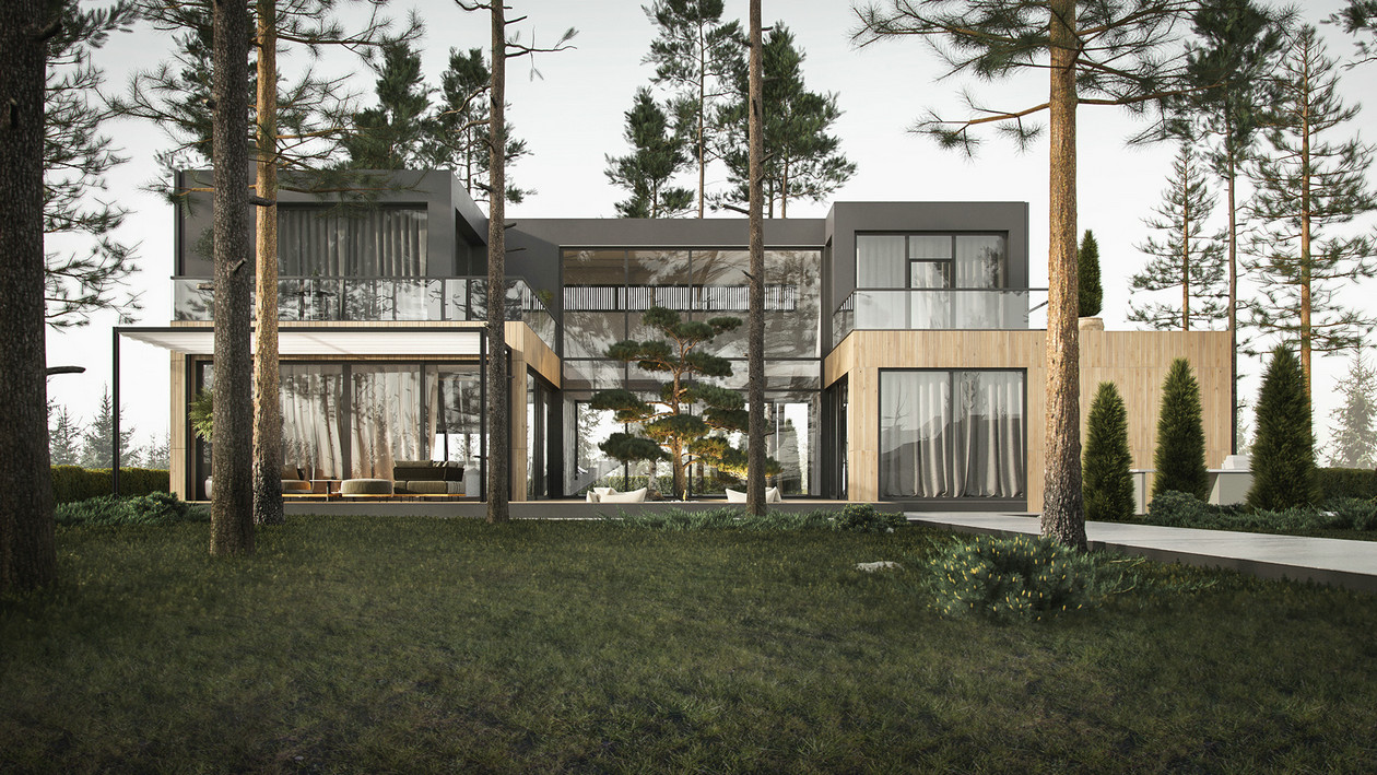 乡村别墅装修设计案例-0