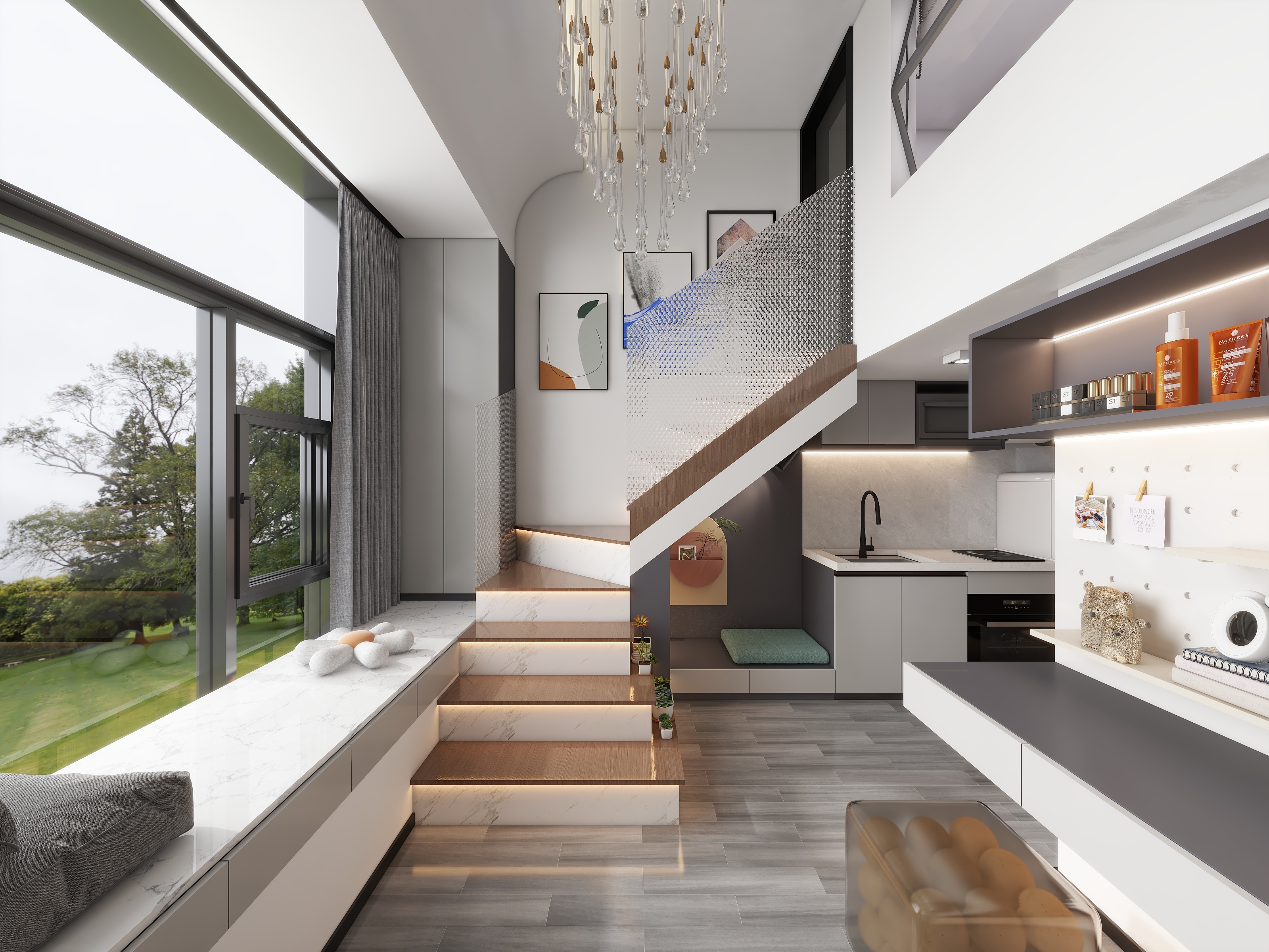 31平方现代简约LOFT公寓丨中国廊坊-4