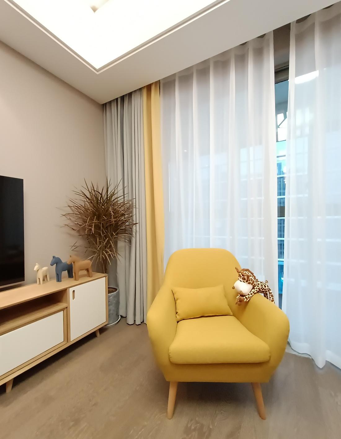 苏州新区铂湾澜庭精装改造130北欧原木-16