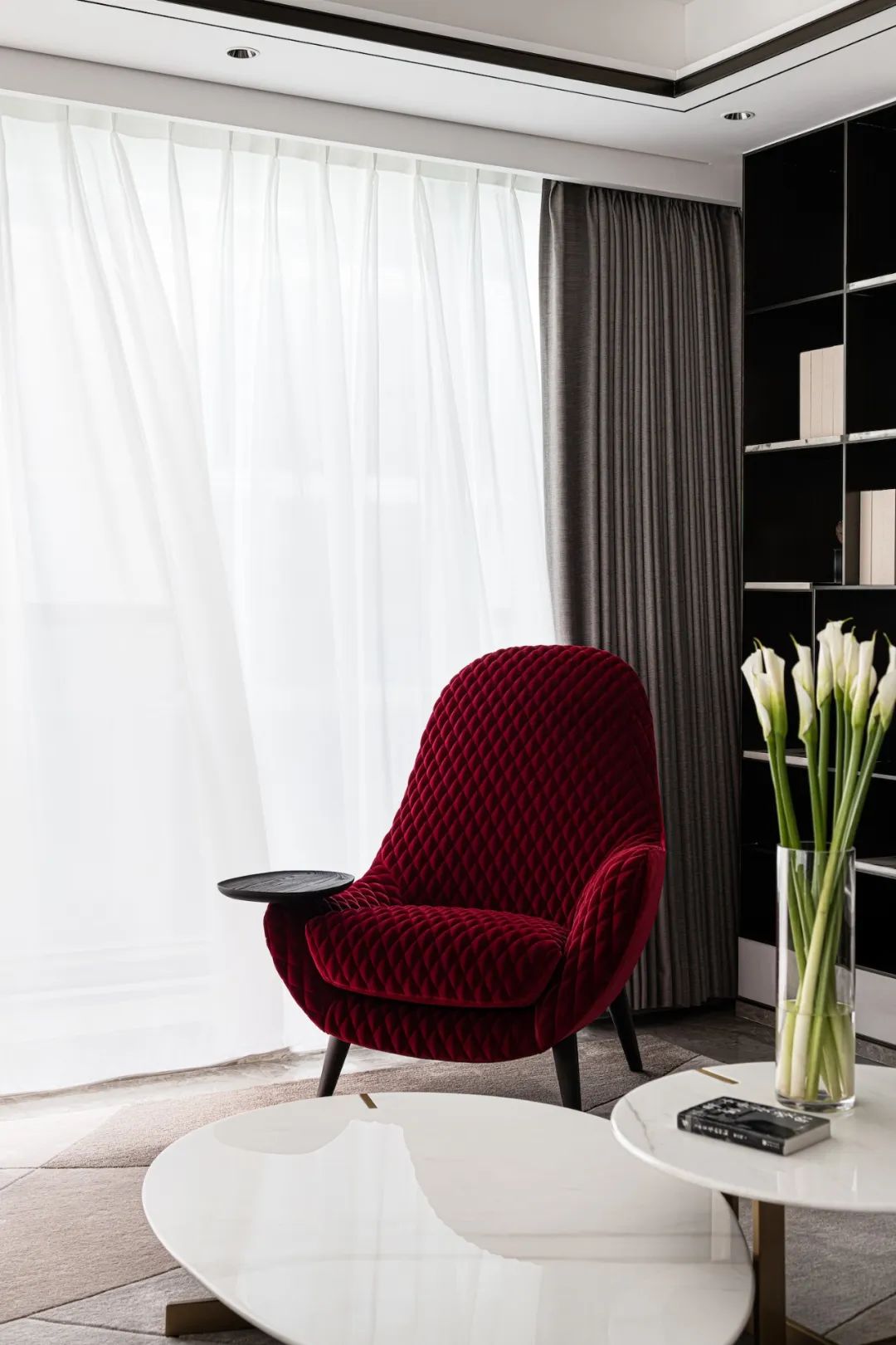 220㎡精装房改造，极具艺术性的质感空间 | 尚舍生活设计-18