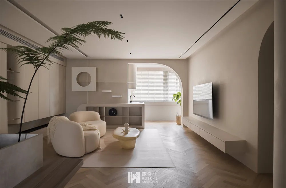 光木为引,探索侘寂风居所的温柔浪漫丨中国上海丨赫设计-13