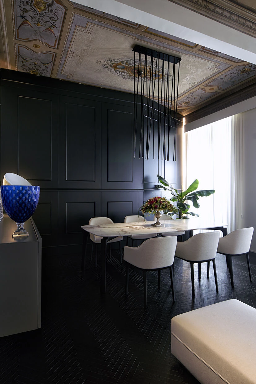 罗马 Monti 区私人住宅的现代与传统共生丨意大利罗马丨Sammarro Architecture Studio-10