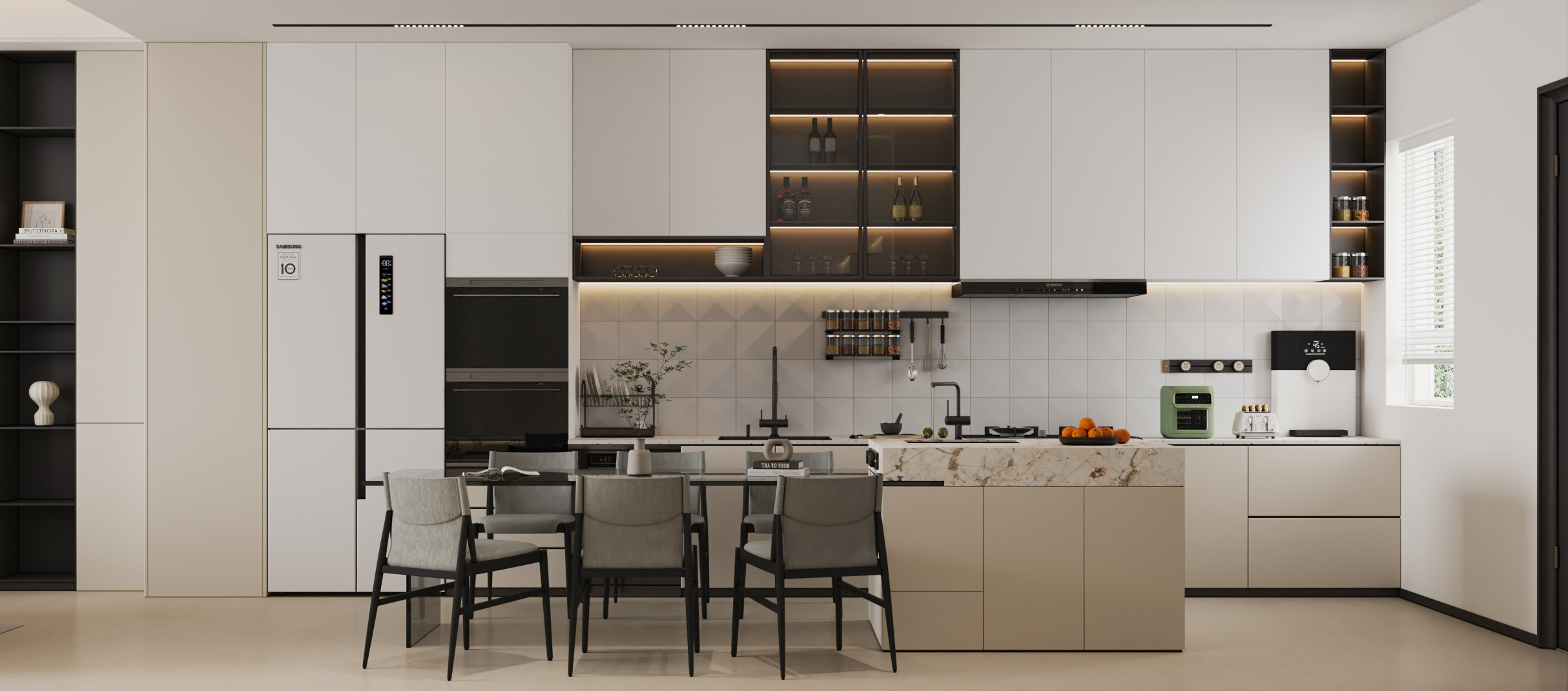 武汉-河畔花林-现代简约风格别墅设计-2