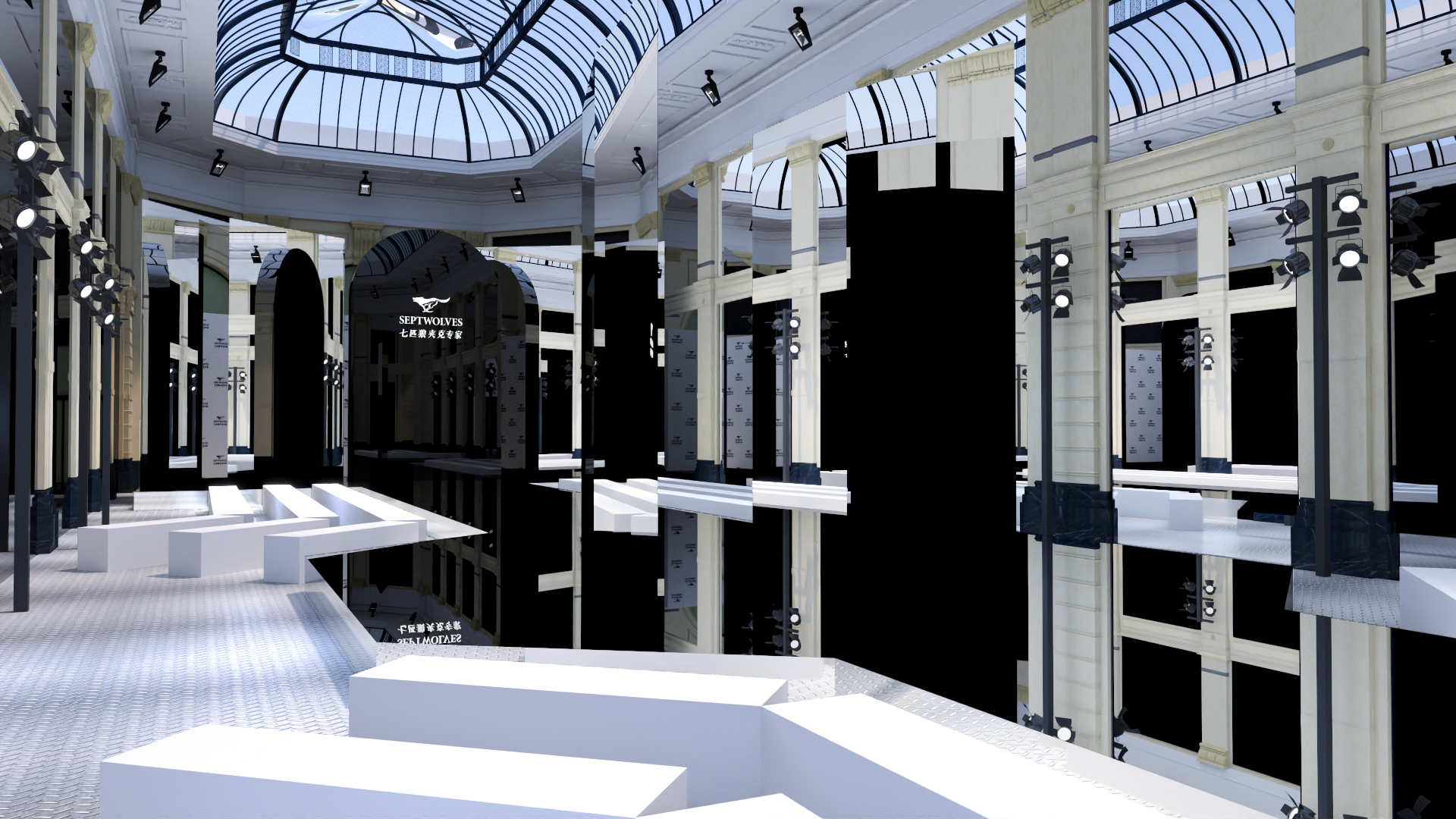 2023 SEPTWOLVES 米兰走秀T台设计-1