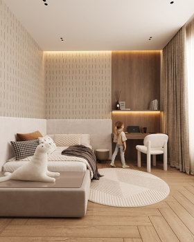 Children's room for a schoolchild