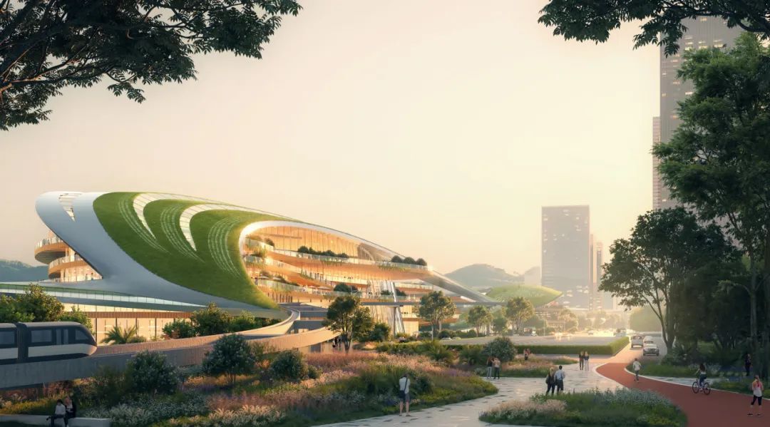 杭州西站站南生态文化服务中心及交通换乘枢纽项目设计 | 浙江省建筑设计研究院有限公司 | 中国浙江杭州-3