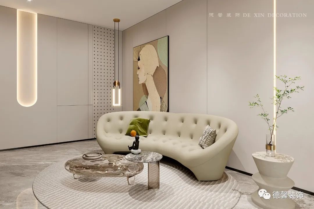 现代轻奢·两代人的温馨居所·峰湖御境别墅设计丨中国广州丨德馨装饰-15