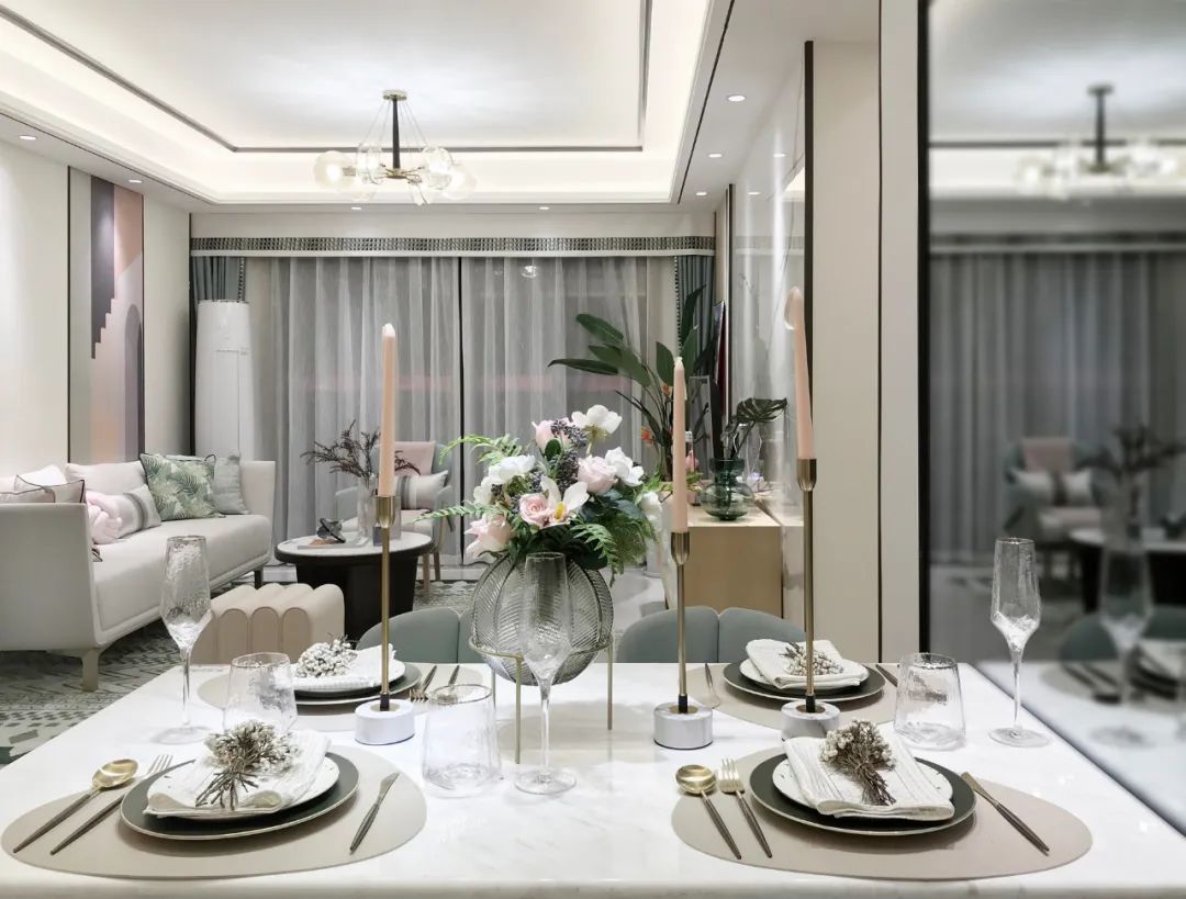 爱马仕轻奢++ 自然小清新，漓东新城样板房设计演绎优雅与清新-47